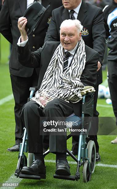 Sir Bobby Robson during the England v Germany charity match in aid of the Bobby Robson Foundation at St James' Park on July 26, 2009 in Newcastle,...