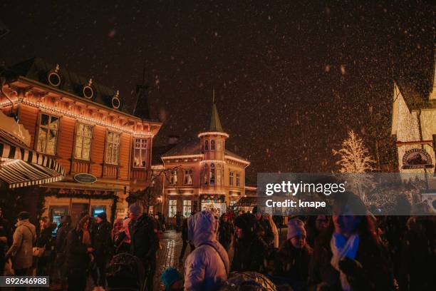 christmas jul på liseberg - national day in sweden 2017 stock pictures, royalty-free photos & images