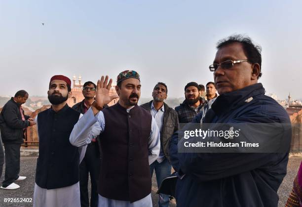 Teams of Archaeological Survey of India , National Disaster Management Authority and Delhi Wakf Board visited Jama Masjid for doing inspection of...