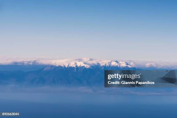 mount olympus - mount olympus greek stock pictures, royalty-free photos & images