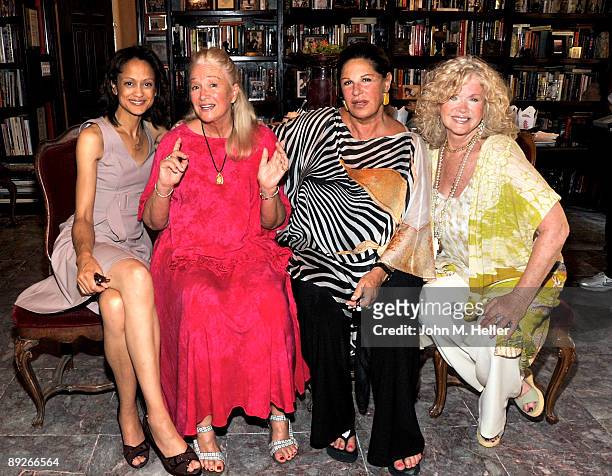Actresses Anne-Marie Johnson, who will be running for President of the Screen Actors Guild in the upcoming elections, Diane Ladd, Lainie Kazan and...