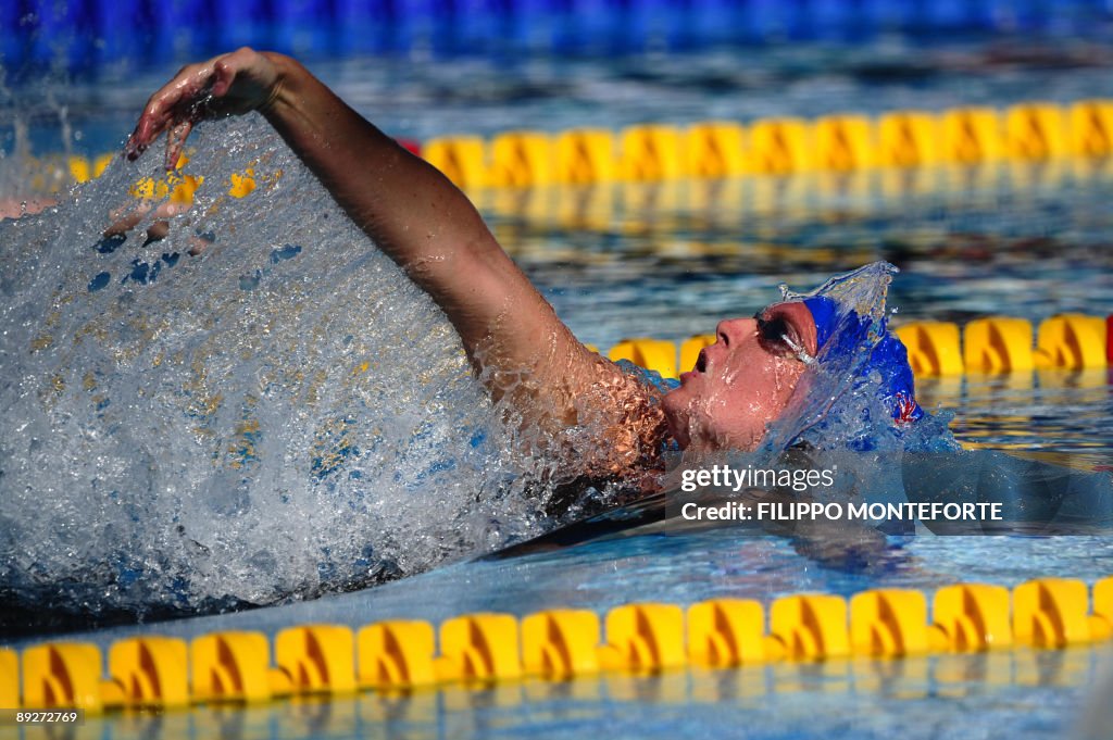 Great Britain's Gemma Spofforth competes