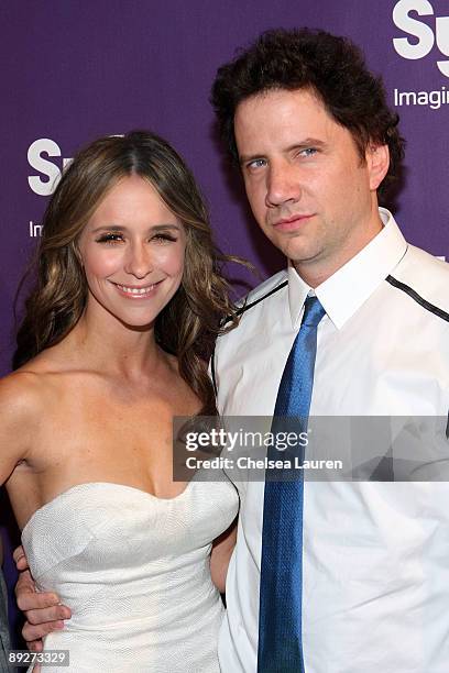 Actors Jennifer Love Hewitt and Jamie Kennedy attend the Entertainment Weekly and Syfy party celebrating Comic-Con at Hotel Solamar on July 25, 2009...