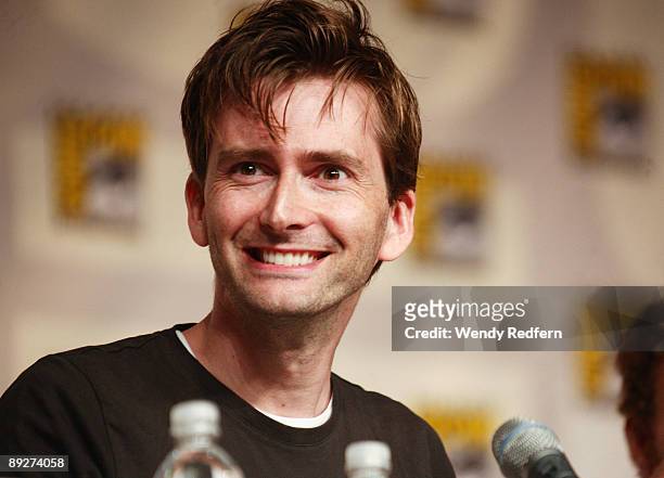 David Tennant of Dr. Who during Comic-Con 2009 held at San Diego Convention Center on July 26, 2009 in San Diego, California.