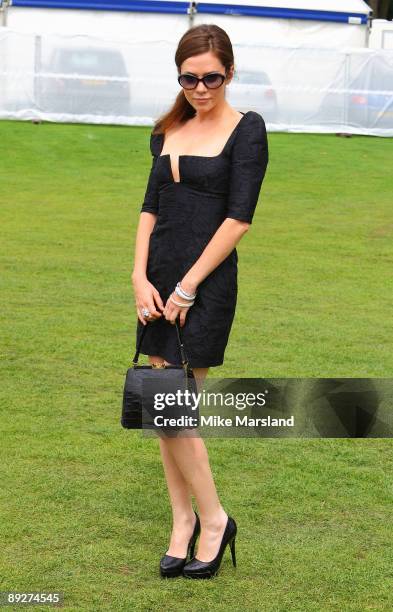 Anna Friel attends the Cartier International Polo Day at Guards Polo Club on July 26, 2009 in Egham, England.