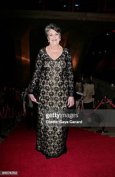 Maggie Kirkpatrick arrives at the 2009 Helpmann Awards Sydney Opera House on July 27, 2009 in Sydney, Australia.