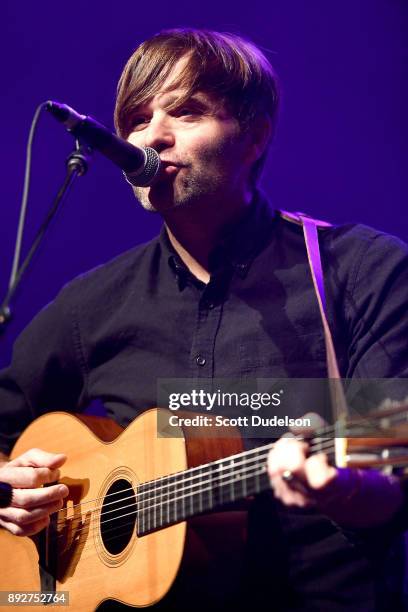 Singer Ben Gibbard of the band Death Cab for Cutie performs onstage at The Fonda Theatre on December 13, 2017 in Los Angeles, California.
