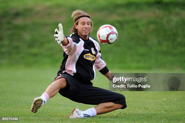 Giacomo Brichetto of Palermo in action during a training session at Sportarena on July 24, 2009 in Bad Kleinkirchheim near Radenthein, Austria.