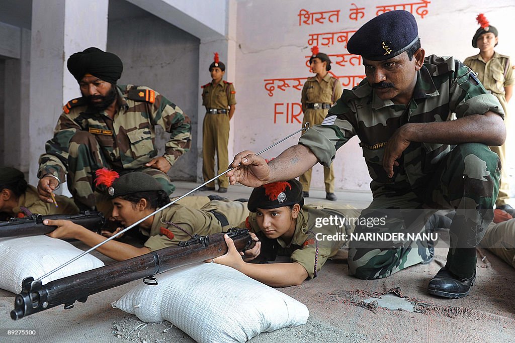 India Rathod R Indian Army officers Gurmej Singh and R H Rathod advise National ...