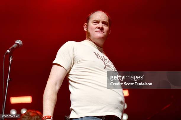 Comedian/actor David Koechner performs onstage at The Fonda Theatre on December 13, 2017 in Los Angeles, California.