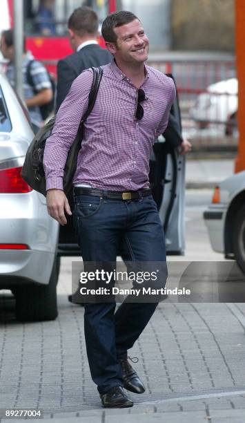 Dermot O'Leary attends the X Factor Boot Camp at the Hammersmith Apollo on July 27, 2009 in London, England.