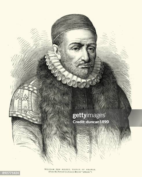 william the silent, prince of orange, - prince of orange stock illustrations