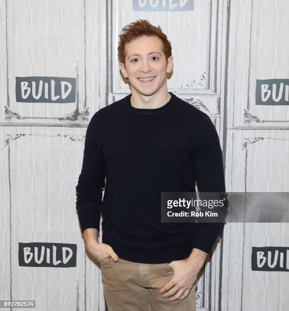Ethan Slater attends the Build Series at Build Studio on December 14, 2017 in New York City.