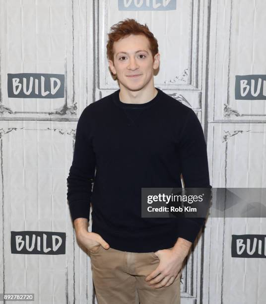 Ethan Slater attends the Build Series at Build Studio on December 14, 2017 in New York City.