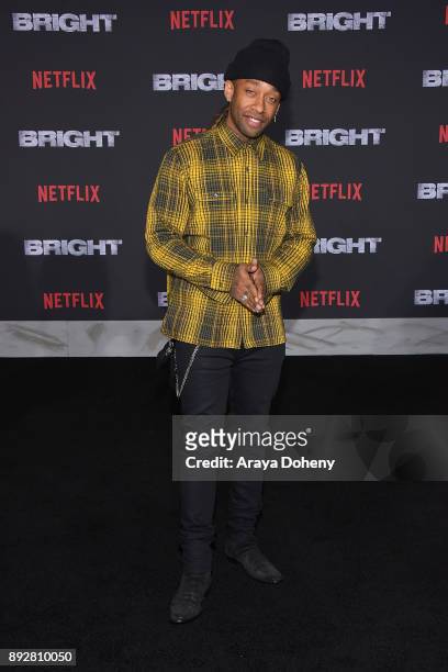 Ty Dolla Sign attends the premiere of Netflix's "Bright" at Regency Village Theatre on December 13, 2017 in Westwood, California.