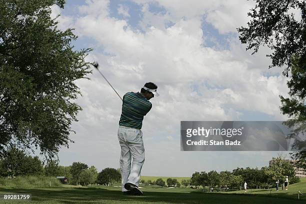 Daniel Chopra during the second round of the EDS Byron Nelson Championship held on the Tournament Players Course and Cottonwood Valley Course at TPC...