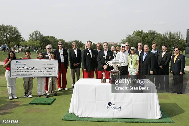 Scott Verplank after the fourth and final round of the EDS Byron Nelson Championship held on the Tournament Players Course at TPC Four Seasons Resort...