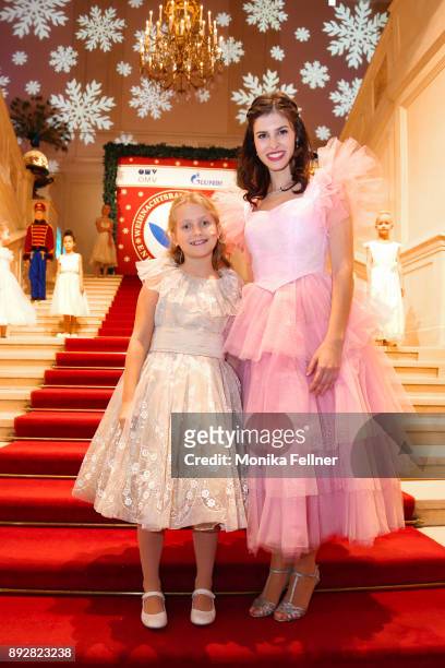 Conny Mooswalder and Ina Hofer attend the Energy for Life Christmas gala for Children at Hofburg Vienna on December 14, 2017 in Vienna, Austria.