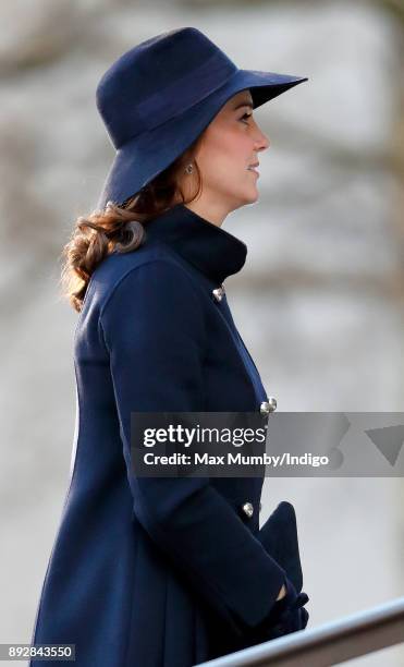 Catherine, Duchess of Cambridge attends the Grenfell Tower national memorial service at St Paul's Cathedral on December 14, 2017 in London, England....