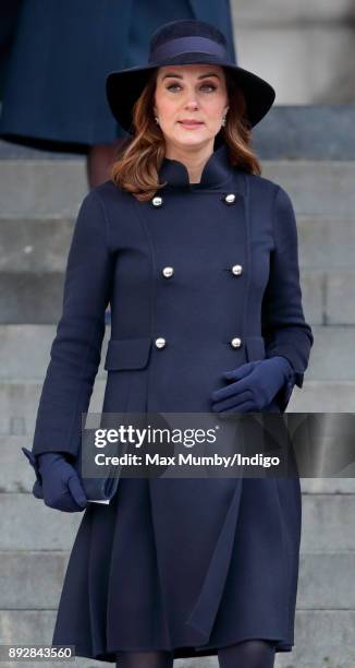 Catherine, Duchess of Cambridge attends the Grenfell Tower national memorial service at St Paul's Cathedral on December 14, 2017 in London, England....