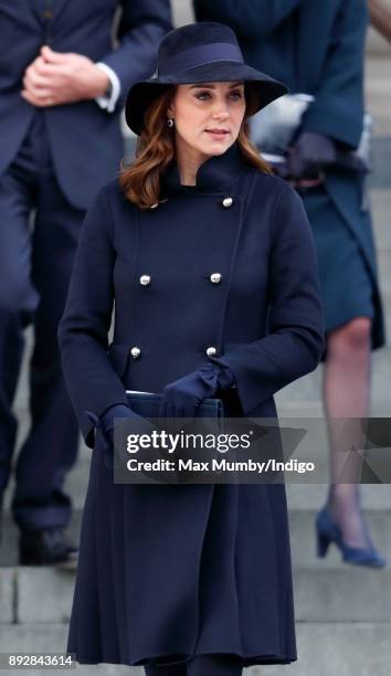 Catherine, Duchess of Cambridge attends the Grenfell Tower national memorial service at St Paul's Cathedral on December 14, 2017 in London, England....