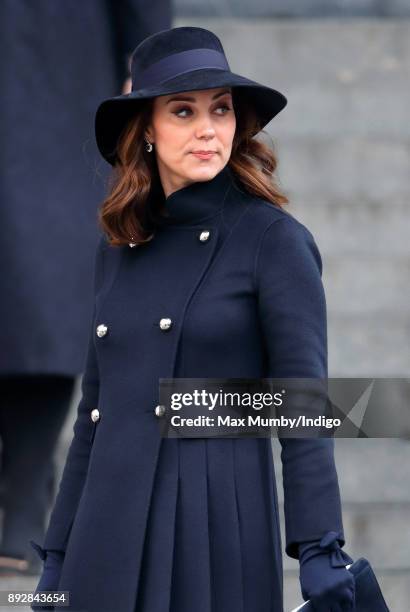 Catherine, Duchess of Cambridge attends the Grenfell Tower national memorial service at St Paul's Cathedral on December 14, 2017 in London, England....