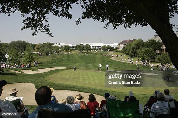 Course scenic at the second green during the third round of the EDS Byron Nelson Championship held on the Tournament Players Course at TPC Four...