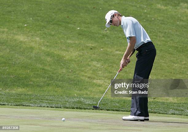 Michael Sim during the second round of the EDS Byron Nelson Championship held on the Tournament Players Course and Cottonwood Valley Course at TPC...