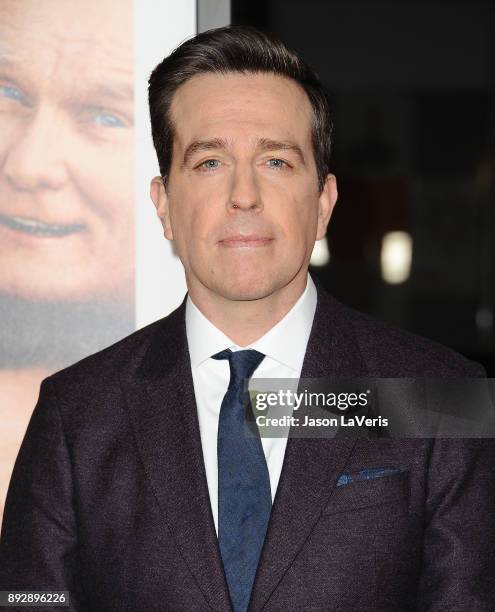 Actor Ed Helms attends the premiere of "Father Figures" at TCL Chinese Theatre on December 13, 2017 in Hollywood, California.