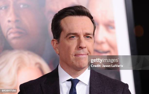 Actor Ed Helms attends the premiere of "Father Figures" at TCL Chinese Theatre on December 13, 2017 in Hollywood, California.