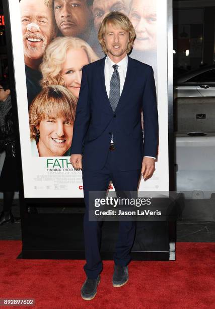 Actor Owen Wilson attends the premiere of "Father Figures" at TCL Chinese Theatre on December 13, 2017 in Hollywood, California.