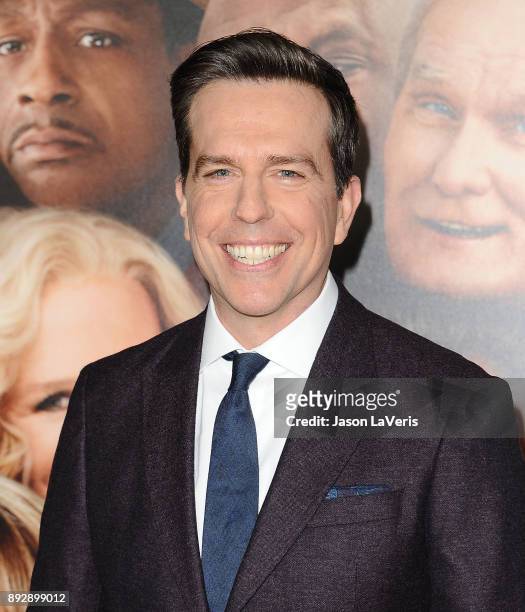 Actor Ed Helms attends the premiere of "Father Figures" at TCL Chinese Theatre on December 13, 2017 in Hollywood, California.