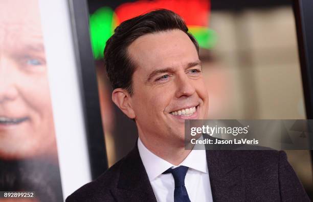 Actor Ed Helms attends the premiere of "Father Figures" at TCL Chinese Theatre on December 13, 2017 in Hollywood, California.