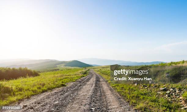 dirt track through raggeds wilderness area - ángulo fotografías e imágenes de stock