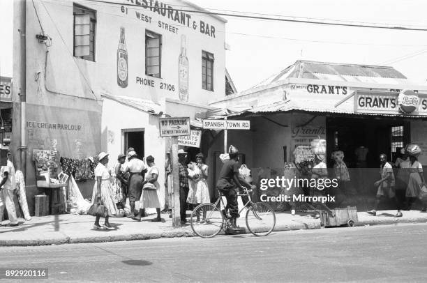 Grant's Restaurant and Bar on Spanish Town Road, Kingston, Jamaica, 19th May 1963.