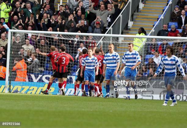 English Premier League match at the Madejski Stadium. Reading 0 v Fulham 2. Fulham's vital win started their survival run of four wins in five games...