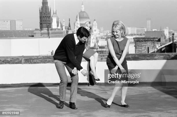 Dancers demonstrate The Ska, a new dance craze hitting the clubs of London, 18th September 1964.