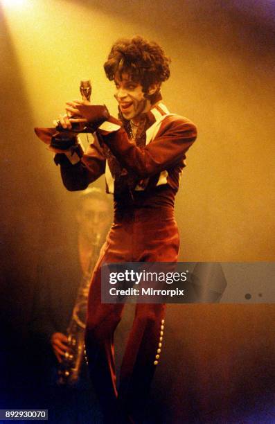 Prince performing at the NIA Birmingham. Act II tour, 27th July 1993.