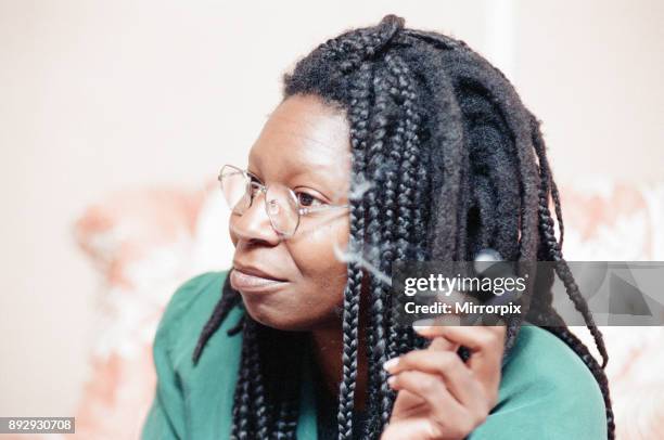 Deauville American Film Festival, Deauville, France, September 1990. Our picture shows Whoopi Goldberg is at the festival to promote new film, Ghost,...