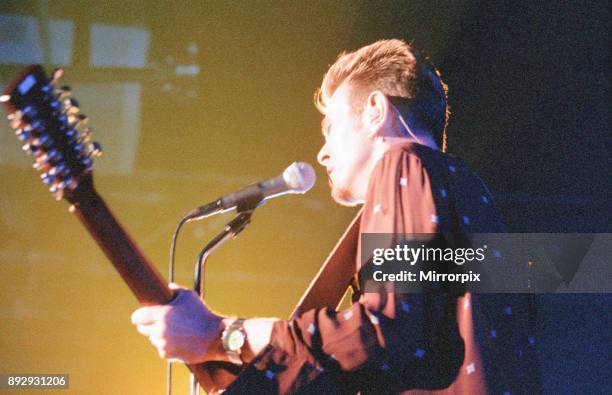 David Bowie in Concert, The Earthling World Tour, pictured at Rock City, Nottingham, Tuesday 5th August 1997.