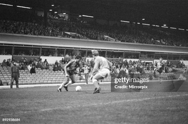Birmingham City 1-2 Aston Villa, league division 2 match at St Andrews, Saturday 12th December 1987.