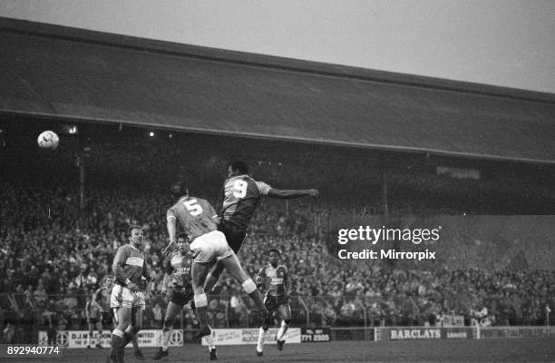 Birmingham City 1-2 Aston Villa, league division 2 match at St Andrews, Saturday 12th December 1987.