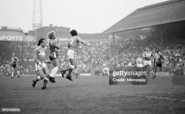 Birmingham City 1-2 Aston Villa, league division 2 match at St Andrews, Saturday 12th December 1987.