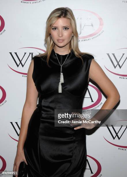 Ivanka Trump attends the 26th Annual Women's Jewelry Association Awards For Excellence Gala at Pier Sixty at Chelsea Piers on July 27, 2009 in New...
