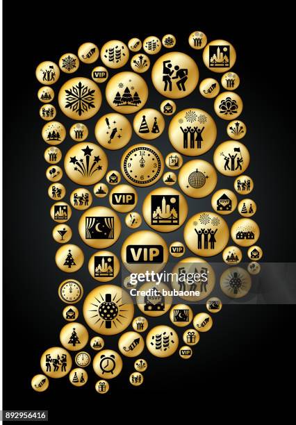 indiana new year holiday celebration background pattern - time square stock illustrations