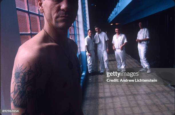 S: Scenes from daily life at the Coffield Unit, a Texas state prison, in the 1990's in Tennessee Colony, Texas.