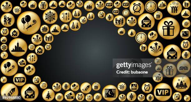 cloud new year holiday celebration background pattern - time square stock illustrations