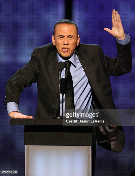 Gilbert Gottfried onstage during Comedy Central's "Roast of Joan Rivers" at CBS Studios on July 26, 2009 in Studio City, California.