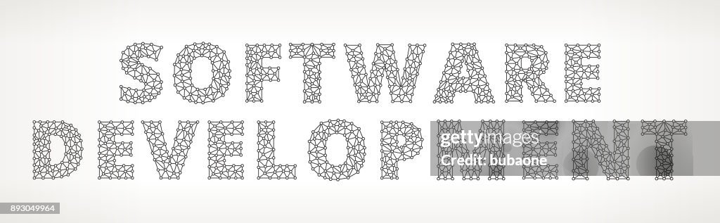 Software Development Triangular Vector Pattern High-Res Vector Graphic ...