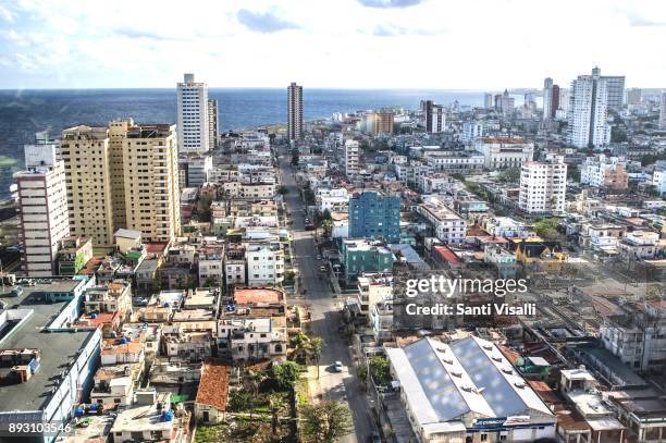 Havana architecture skyline on November 4, 2017 in Havana, Cuba.